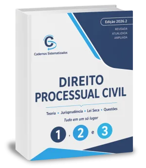COMBO CADERNO SISTEMATIZADO DE DIREITO PROCESSUAL CIVIL – EDIÇÃO 2026.2